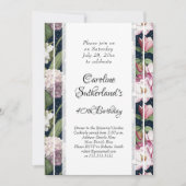 Invitation Minuit dans le Jardin Magnolia Anniversaire Sud (Devant)