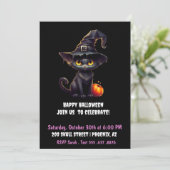 Invitation Minuit Le Chat Noir Sorcier (Debout devant)