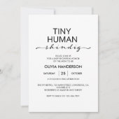 Invitation Minuscule Baby shower de shindig humain ivoire min (Devant)