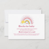 Invitation Minuscule Rainbow Sun Pink Baboks pour bébé (Devant)