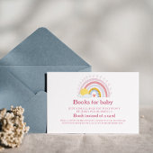 Invitation Minuscule Rainbow Sun Pink Baboks pour bébé