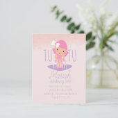Invitation Minuscule Tutu fille's Birthday Cartoon Parties sc (Debout devant)