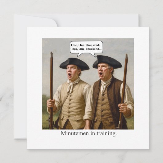 Invitation Minutemen en formation. (Devant)