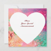 Invitation MIRANDOLINA, BALLE MASQUÉRADE SUCRE 16, coeur (Dos)