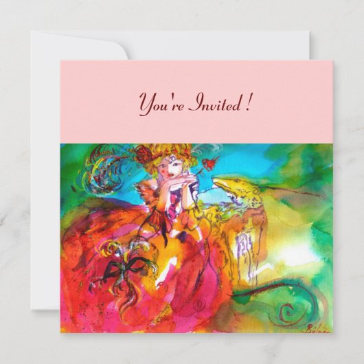 INVITATION MIRANDOLINA MARDI GRAS MASQUERADE PARTI (Devant)