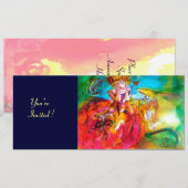 INVITATION MIRANDOLINE FÊTE MARDI GRAS EN MASQUE (Devant / Derrière)