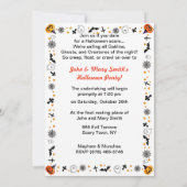 Invitation Miroir Chance Vintage Halloween (Dos)