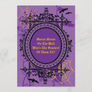 Invitation Miroir Halloween Invitation