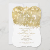 Invitation Miroiter l'invitation de fête de vacances (Devant)