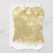 Invitation Miroiter l'invitation de fête de vacances (Dos)