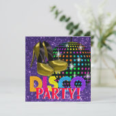 Invitation Mirror Ball Disco Dance Party (Debout devant)
