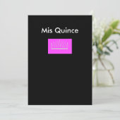 Invitation Mis Quince (Debout devant)