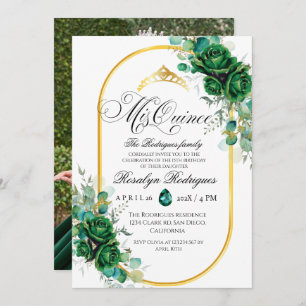 Invitation Mis Quince 15e anniversaire photo