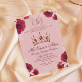 Invitation Mis Quince Anos Elégant 15e anniversaire