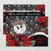 Invitation Mis Quince Anos et Sweet 16 s (Devant / Derrière)