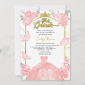Invitation Mis Quince Bilingue Rose Rosée Rosée Fl (Dos)