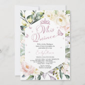 Invitation Mis Quince Butterfly Floral Quinceañera Bilingue (Dos)