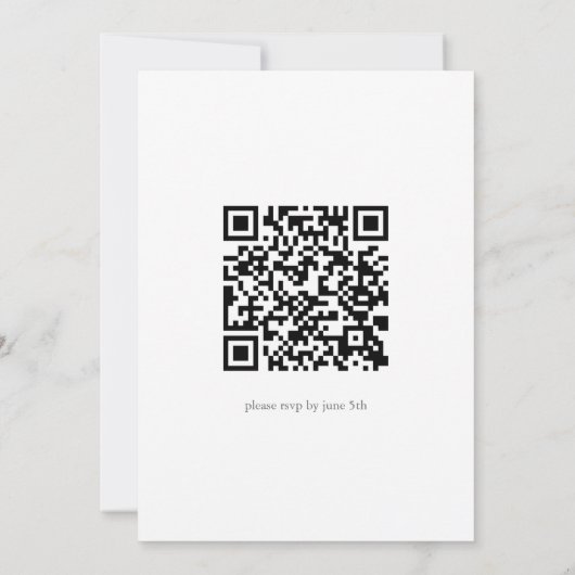 Invitation Mis Quince Floral Anniversaire Quinceañera QR Code (Dos)