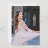 Invitation Mis Quince rose Floral Anniversaire Quinceañera Ph (Dos)