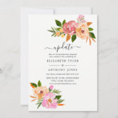 Invitation Mise à jour de mariage du printemps (Devant)