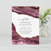 Invitation Mise à jour du Mariage d'âge de la Bourgogne et de (Debout devant)