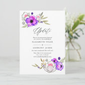 Invitation Mise à jour du mariage de printemps (Debout devant)