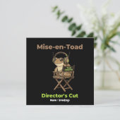 Invitation Mise-en-Toad Director’s Cut Cinéma Pun Toad Art (Debout devant)