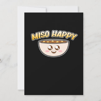 Invitation Miso Happy Ramen Anime Kawaii Ramen Noodles Lover