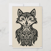 Invitation Miss Furry (Devant)