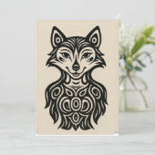 Invitation Miss Furry (Debout devant)