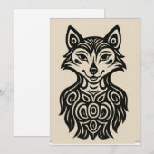 Invitation Miss Furry (Devant / Derrière)