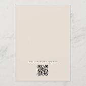 Invitation Miss to Mrs Black Bow QR Code Bridal Shower (Dos)