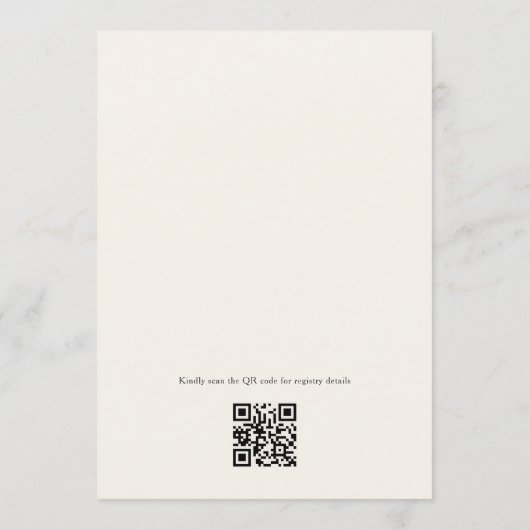 Invitation Miss to Mrs Blush Pink Bow QR Code Bridal Shower (Dos)