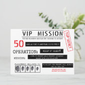 Invitation Mission VIP Surprise 50e Anniversaire (Debout devant)