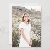 Invitation Missionary Announcement Blue (Devant)