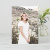 Invitation Missionary Announcement Blue (Debout devant)