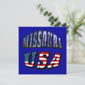 Invitation Missouri Picture et USA Text (Debout devant)