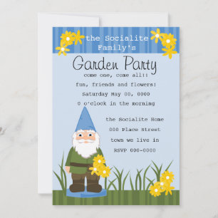 Invitation Mister Garden Gnome