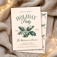 Mistletoe Christmas Holiday Party Social Club