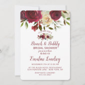 Invitation Mistletoe Manor Chic Brunch et Fête des mariées Bu (Devant)