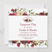 Invitation Mistletoe Manor Fêtons la fête de l'engagement (Devant)