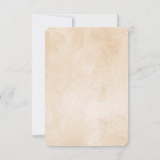 Invitation Mistletoe Manor Hiver Fluale Réception de mariage (Dos)