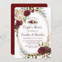 Mistletoe Manor Oval Frame Couple Wedding shower