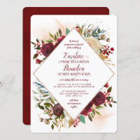 Mistletoe Manor Rose Gold Diamond Frame Mariage