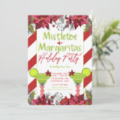 Invitation Mistletoe & Margaritas Fête Fête Fiesta (Debout devant)