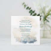 Invitation Misty Morning Meadow 2 Mariage (Debout devant)