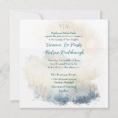 Invitation Misty Morning Meadow 2 Mariage (Devant)