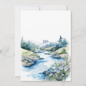 Invitation Misty Mountain Mariage (Dos)