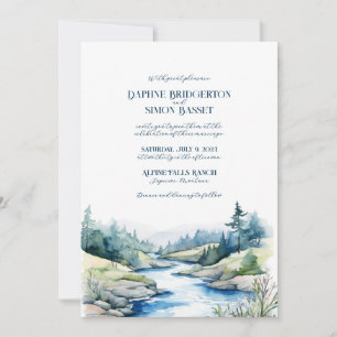 Invitation Misty Mountain Mariage