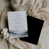 Invitation Misty Mountain Mariage